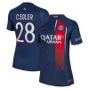 Original Fußballtrikot Paris Saint-Germain 2023-24 C. Soler 28 Heimtrikot Für Damen